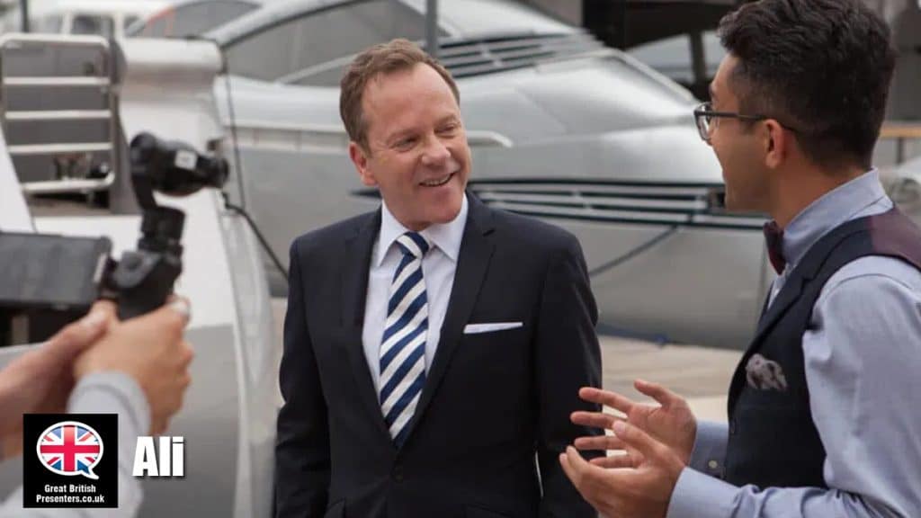 Ali hire journalist speaker book at agent Great British Presenters