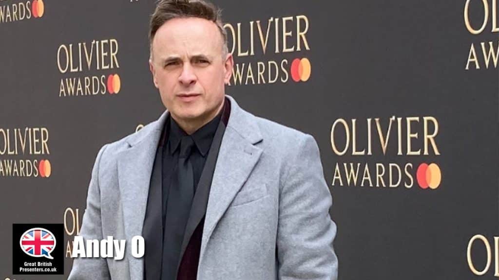 Andy O hire presenter speaker book at agent Great British Presenters