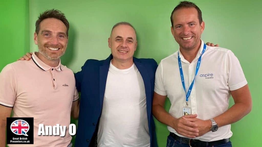 Andy O hire presenter speaker book at agent Great British Presenters