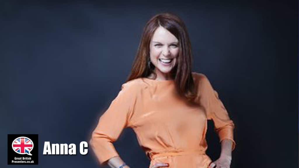 Anna C hire TV presenter speaker book at agent Great British Presenters.psd