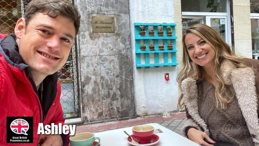 Ashley hire TV Presenter speaker book at agent Great British Presenters