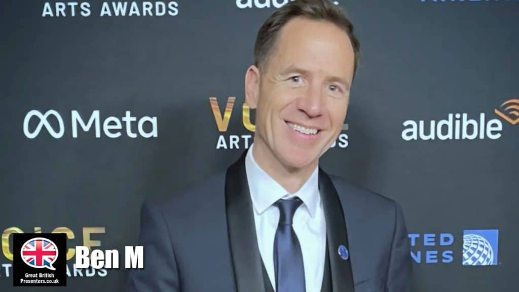 Ben Mcauley hire voice actor speaker book at agent Great British Presenters