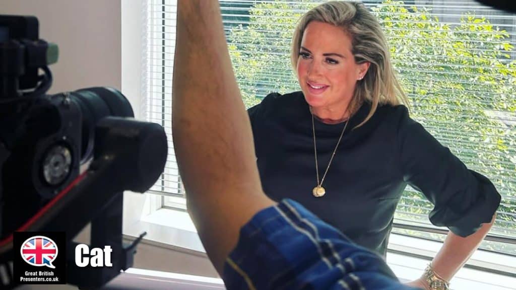 Cat King hire presenter speaker book at agent Great British Presenters