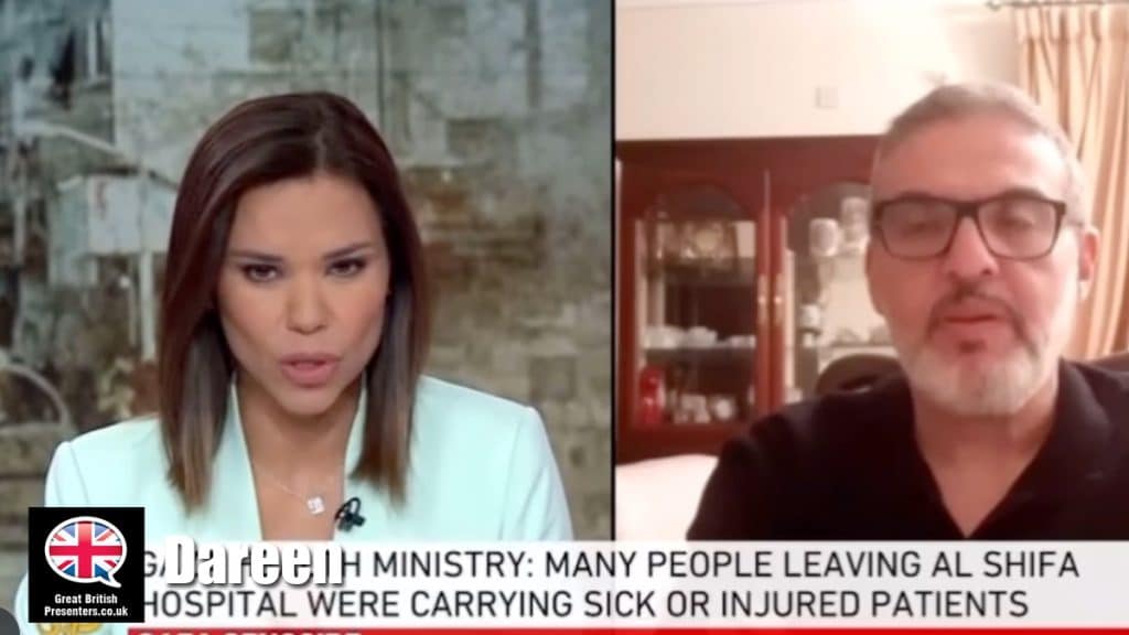 Dareen hire TV host speaker book at agent Great British Presenters