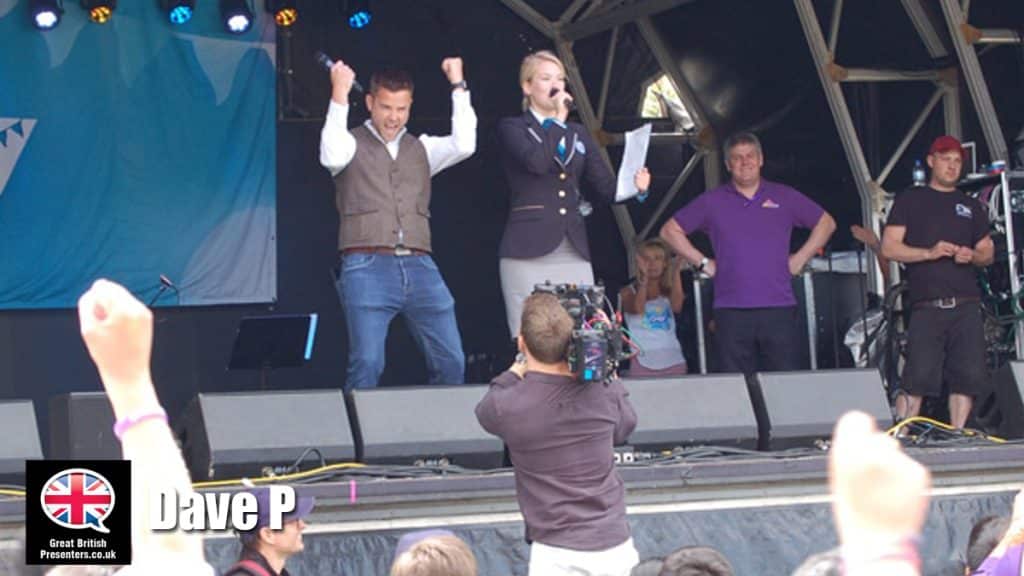 Dave P hire presenter speaker book at agent Great British Presenters