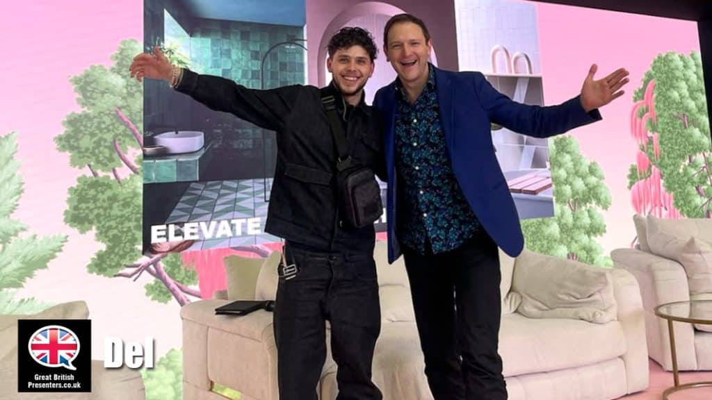 Del hire keynote speaker book at agent Great British Presenters