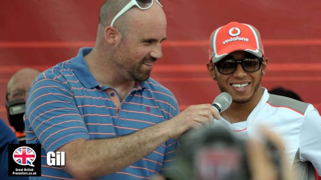 Gil hire presenter speaker book at agent Great British Presenters