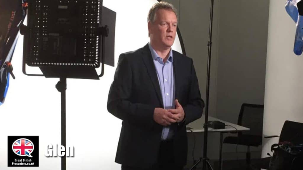 Glen hire TV Presenter speaker book at agent Great British Presenters