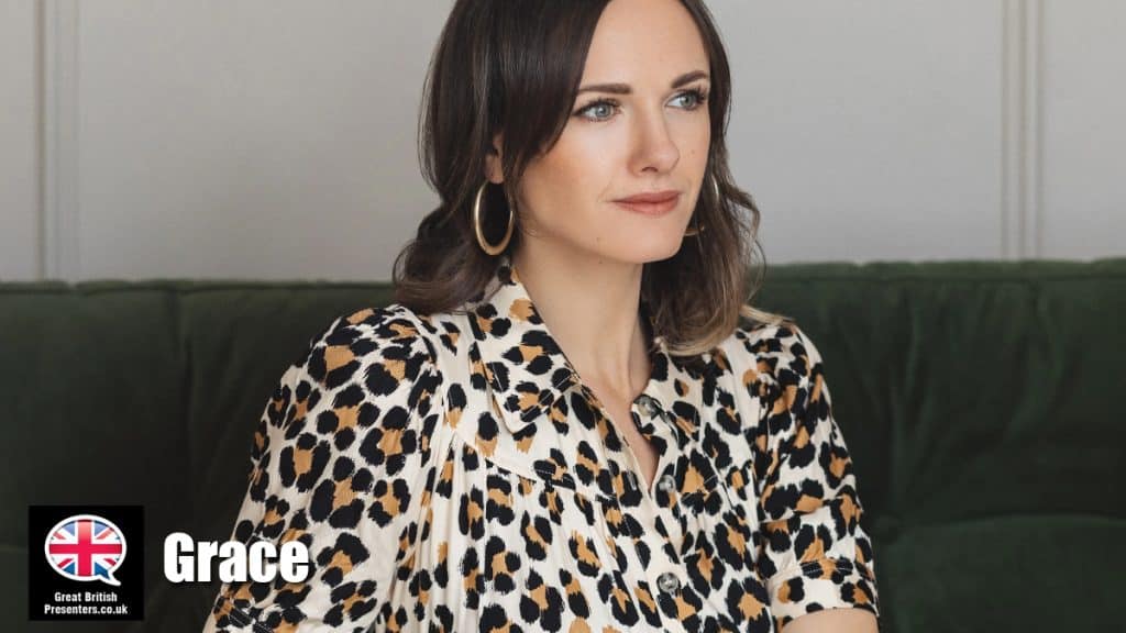 Grace Forell hire TV presenter speaker book at agent Great British Presenters