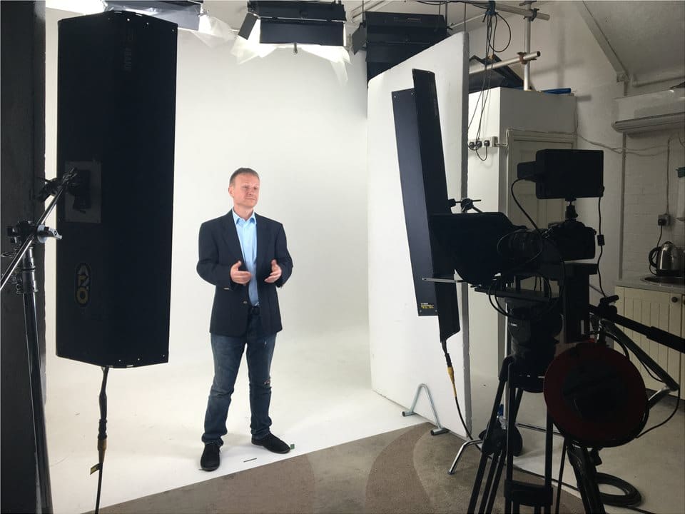 Great British Presenters TV presenters with home green screen studios