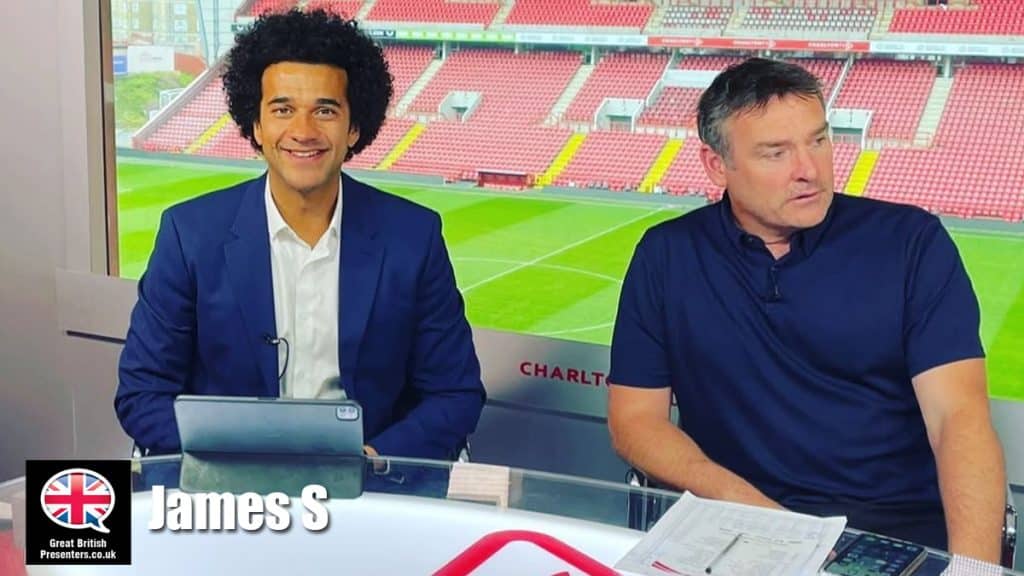 James S hire film reporter speaker book at agent Great British Presenters