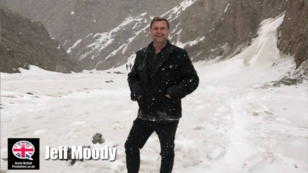 Jeff Moody hire presenter speaker book at agent Great British Presenters