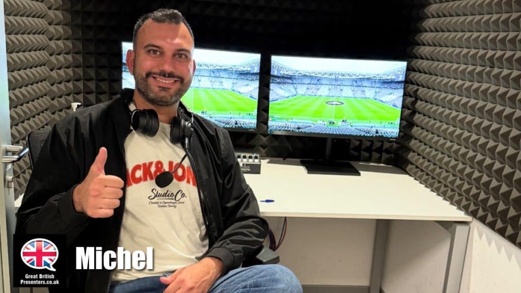 Michel hire TV Presenter speaker book at agent Great British Presenters