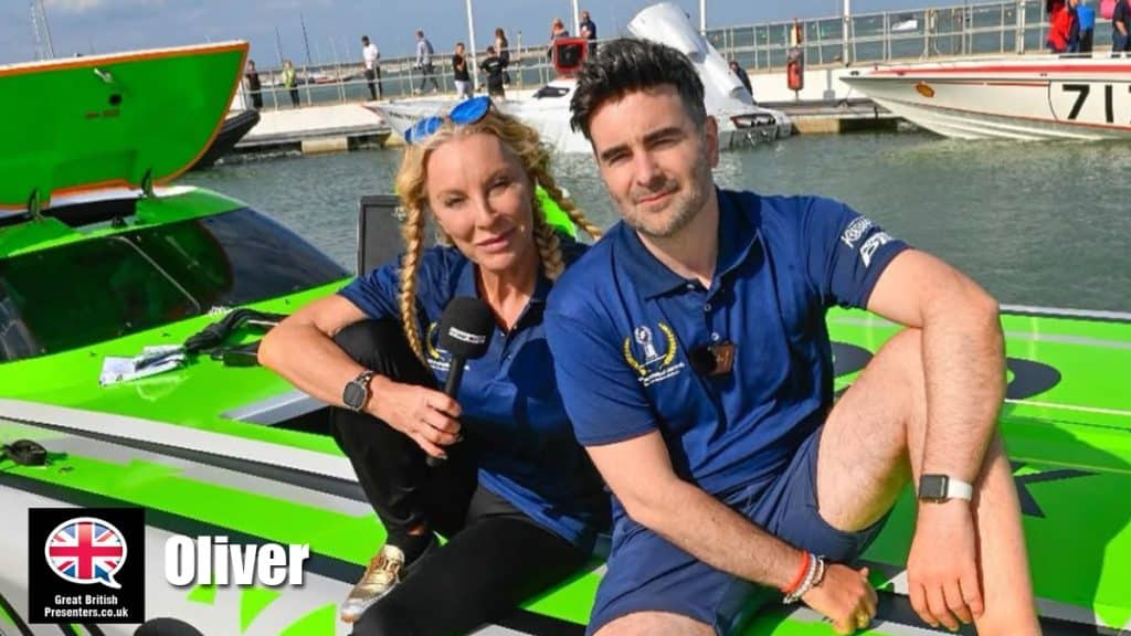 Oliver hire media speaker book at agent Great British Presenters