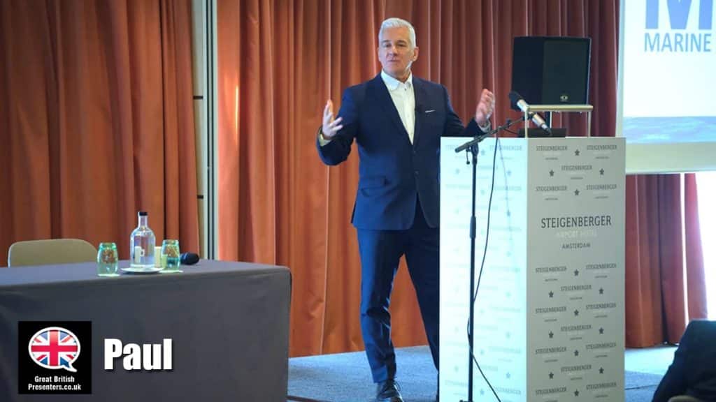 Paul hire presenter speaker book at agent Great British Presenters,