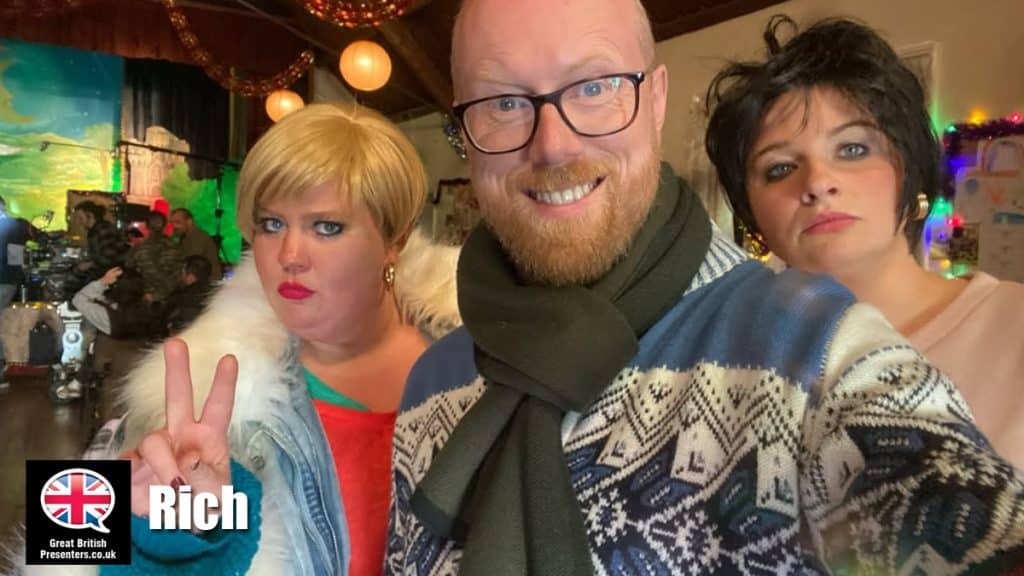 Rich hire actor speaker book at agent Great British Presenters