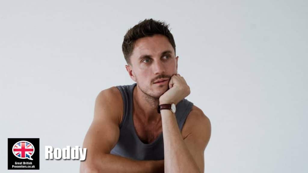 Roddy hire designer speaker book at agent Great British Presenters