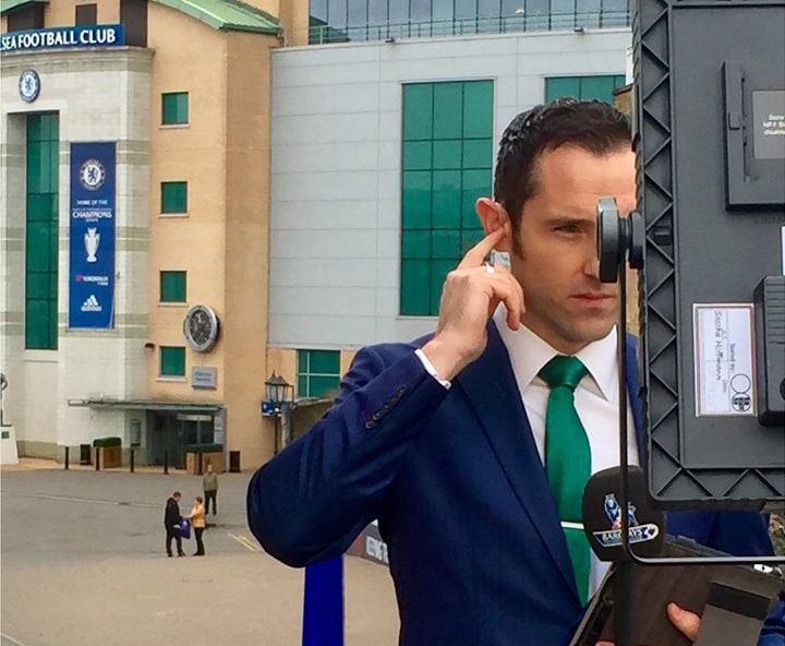 Will Dalton Irish Chelsea Soccer and sports broadcaster book at Great British Presenters