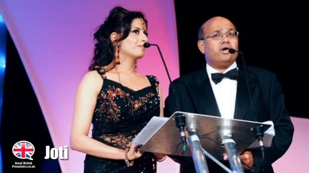 Joti Patel hire host speaker book at agent Great British Presenters