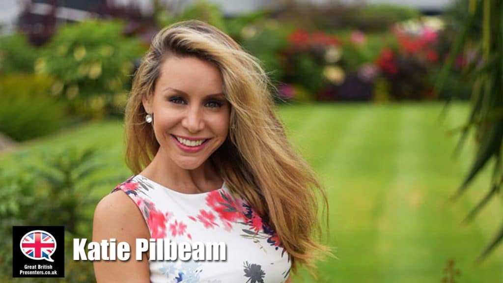 Katie Pilbeam hire presenter speaker book at agent Great British Presenters