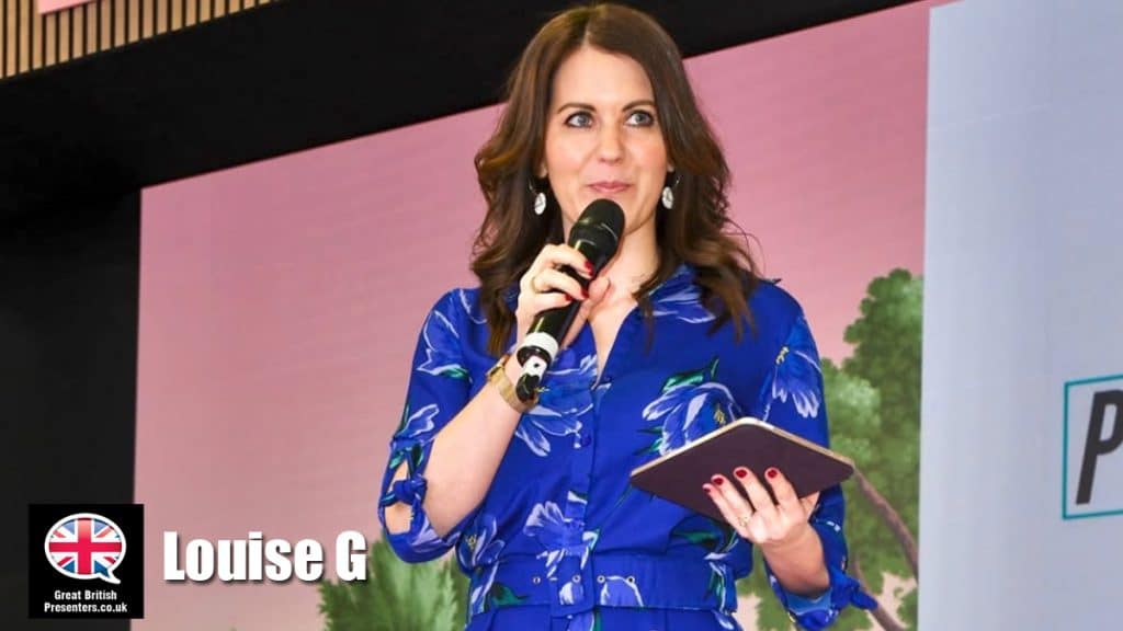 Louise G hire presenter speaker book at agent Great British Presenters