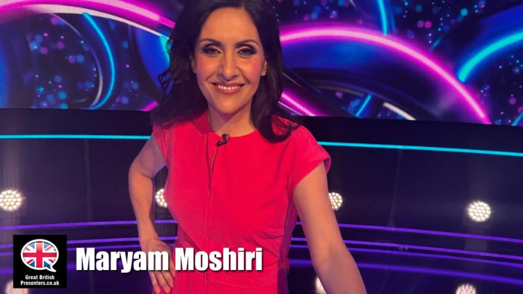 Maryam hire presenter speaker book at agent Great British Presenters