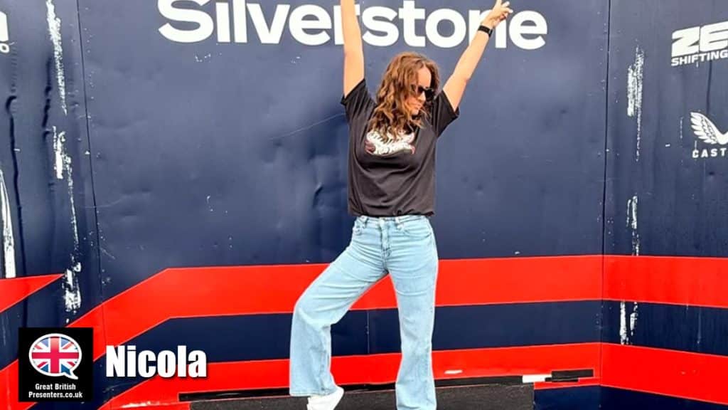 Nicola hire TV Presenter speaker book at agent Great British Presenters