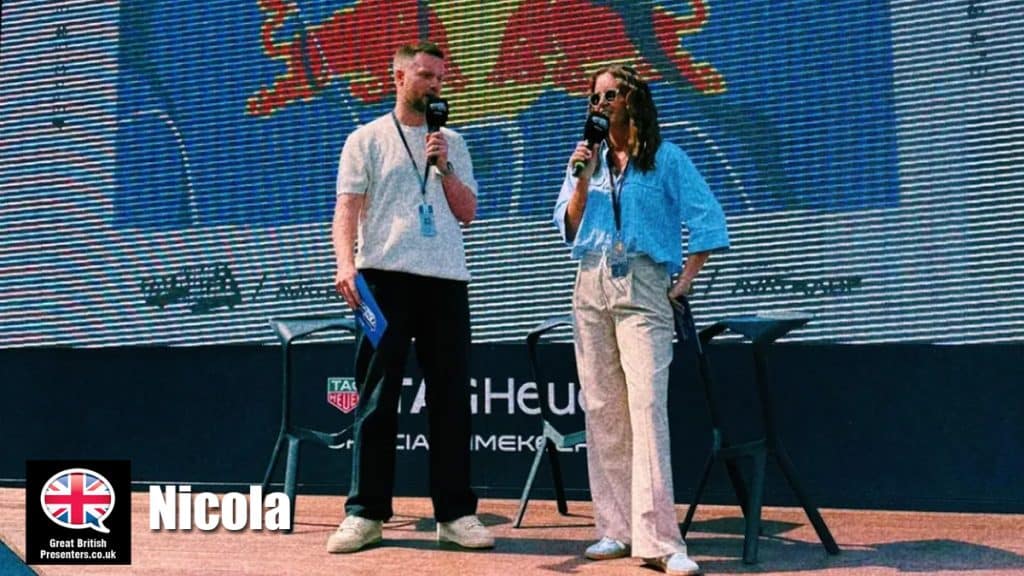 Nicola hire TV Presenter speaker book at agent Great British Presenters