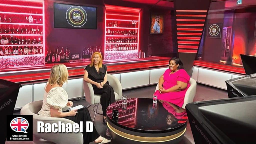 Rachael D hire presenter speaker book at agent Great British Presenter