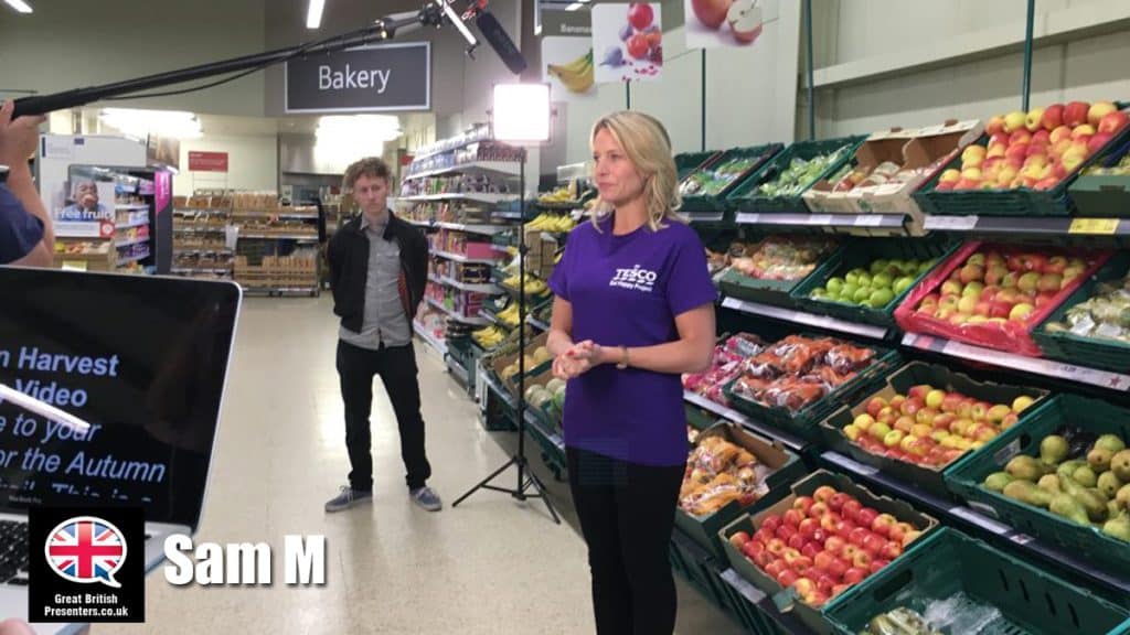 Sam M hire TV Presenter speaker book at agent Great British Presenters