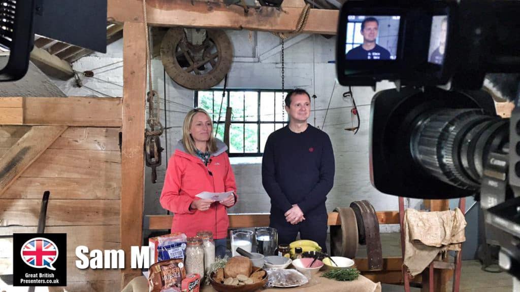 Sam M hire TV Presenter speaker book at agent Great British Presenters