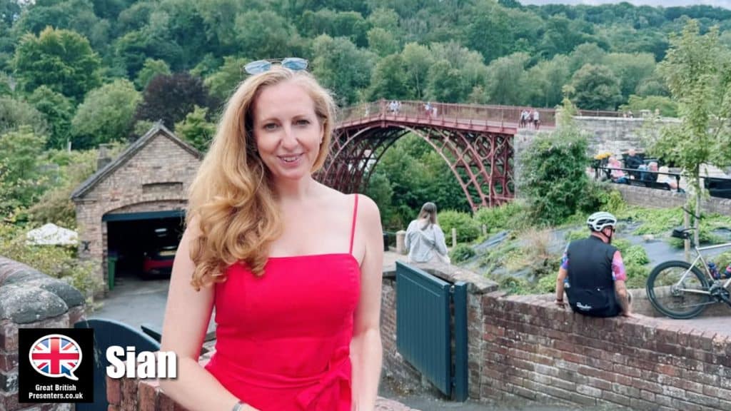 Sian hire voice over artist speaker book at agent Great British Presenters