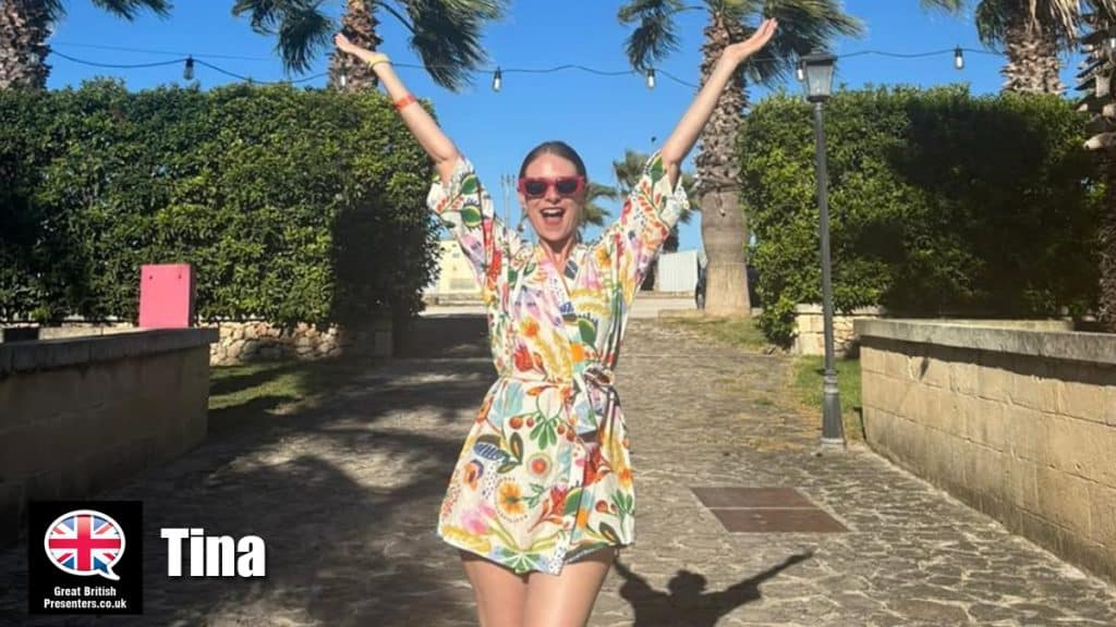 Tina hire DJ speaker book at agent Great British Presenters