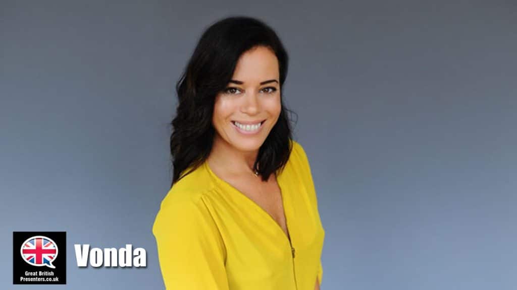 Vonda hire presenter speaker book at agent Great British Presenters