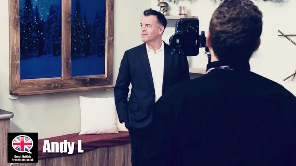 Andy L hire presenter speaker book at agent Great British Presenters