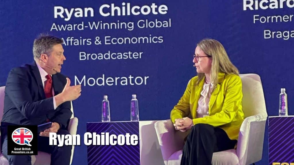 Ryan Chilcote Russian AI tech energy geo politics moderator host MC facilitator book at agent Great British Presenters