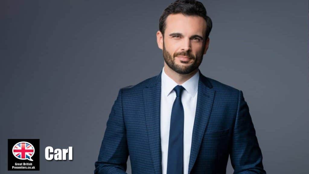 Carl Nasman hire presenter speaker book at agent Great British Presenters