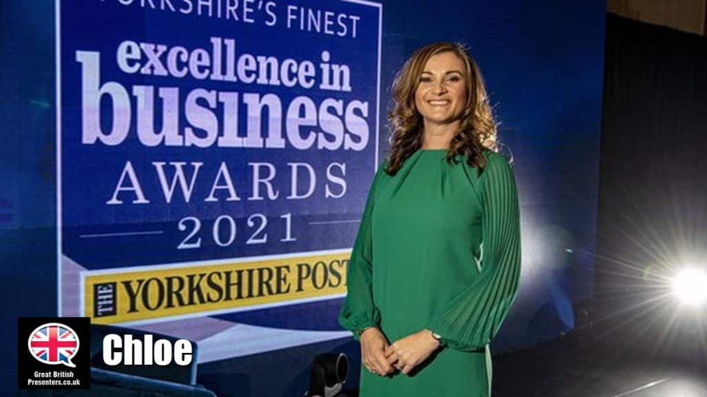 Chloe Tilley hire presenter speaker book at Great British Presenters