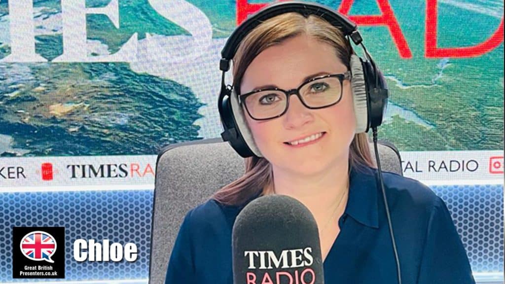 Chloe Tilley hire presenter speaker book at Great British Presenters