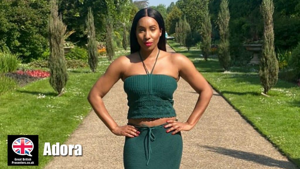 Adora hire fashion speaker book at agent Great British Presenters