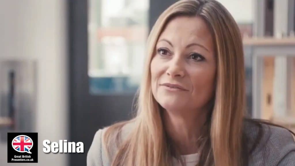 Selina hire presenter speaker book at Great British Presenters