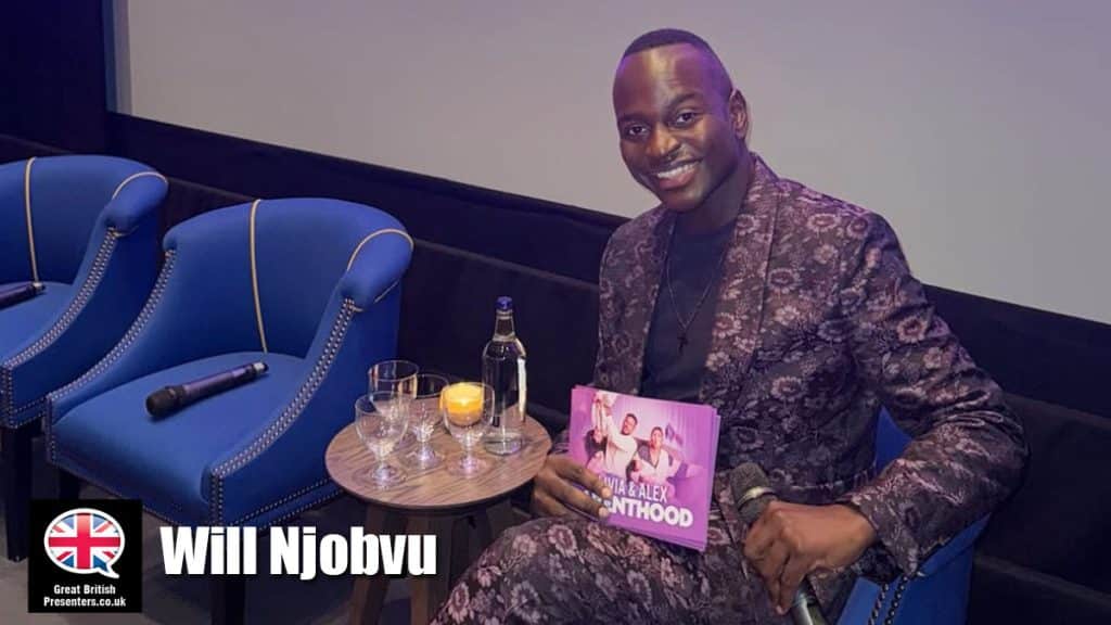 Will Njobvu hire presenter speaker book at agent Great British Presenters