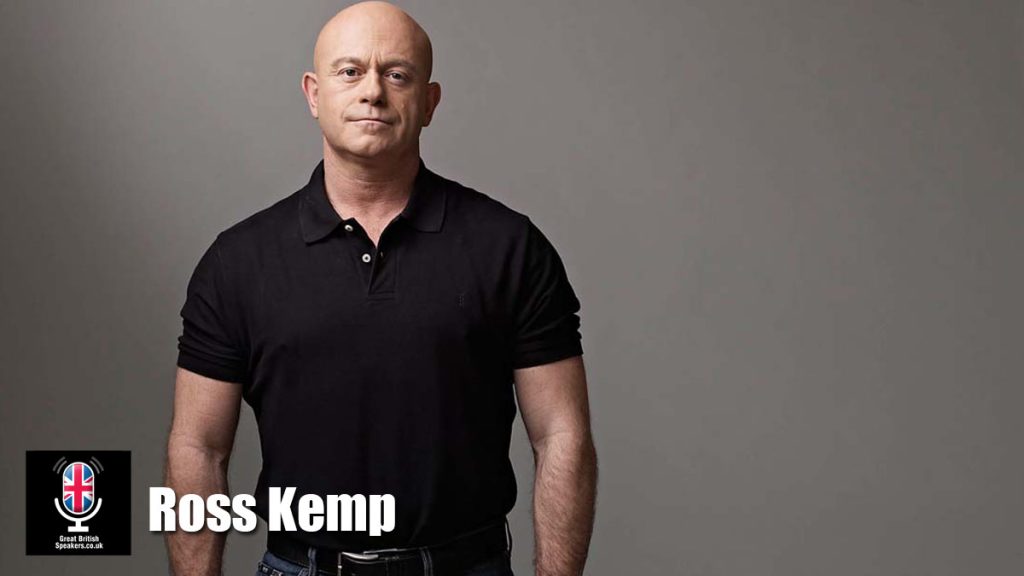 Ross Kemp hire actor speaker book at agent Great British Speakers..