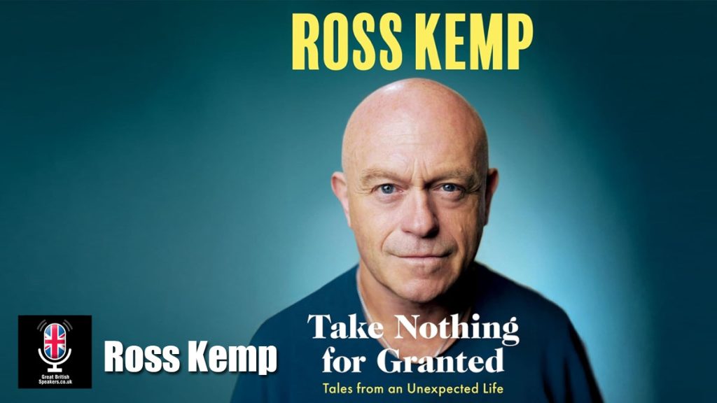 Ross Kemp hire actor speaker book at agent Great British Speakers..