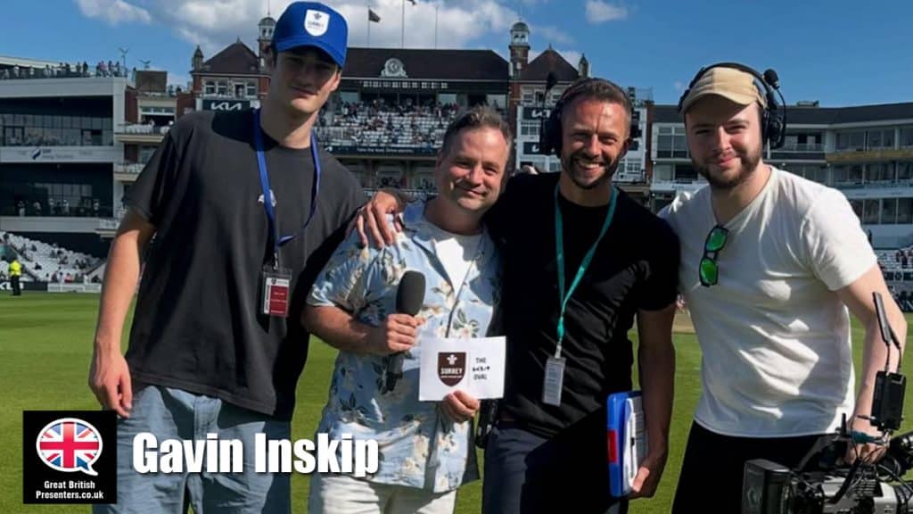 Gavin hire TV presenter speaker book at agent Great British Presenters