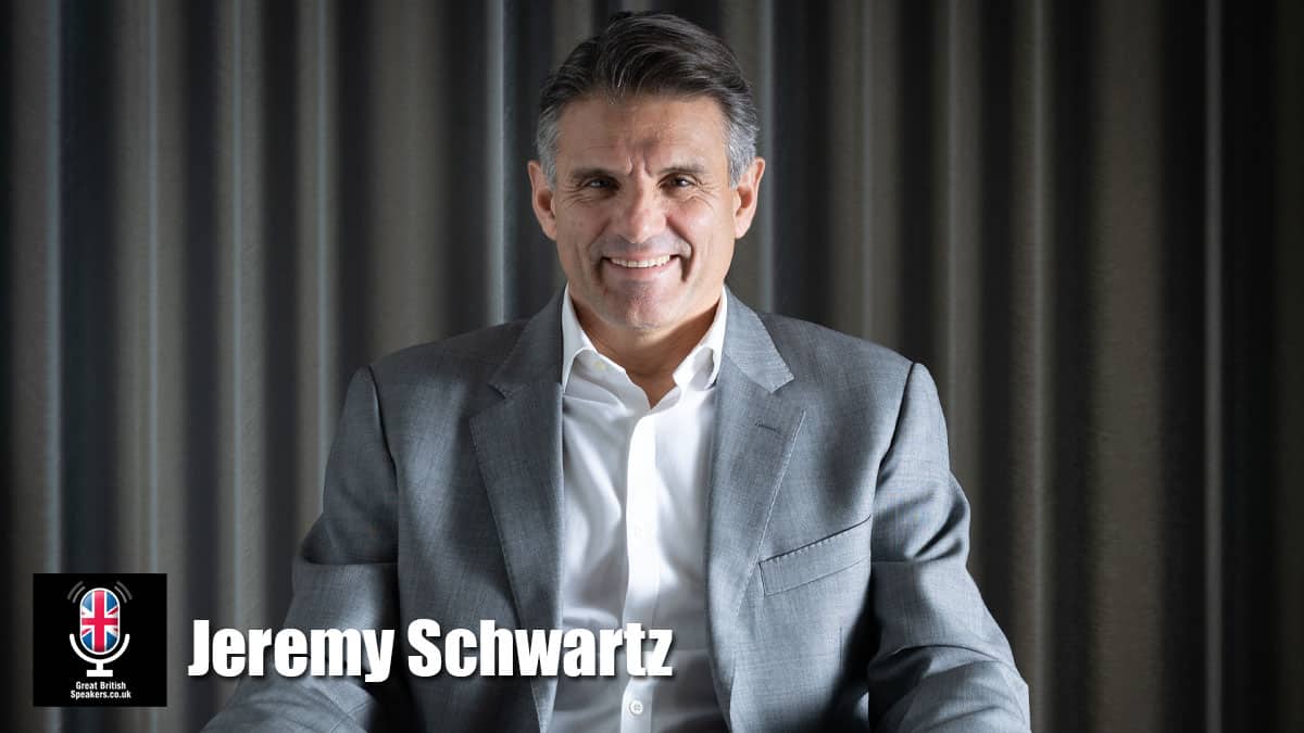 Jeremy Schwartz hire Author speaker book at agent Great British Speakers.