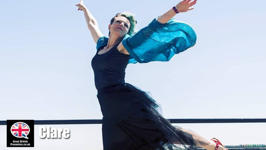 Clare R hire entertainment presenter book at agent Great British Presenters