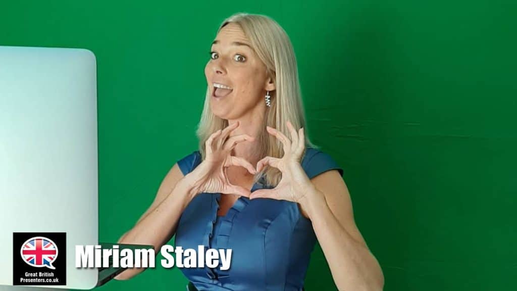 Miriam Staley hire presenter speaker book at agent Great British Presenters
