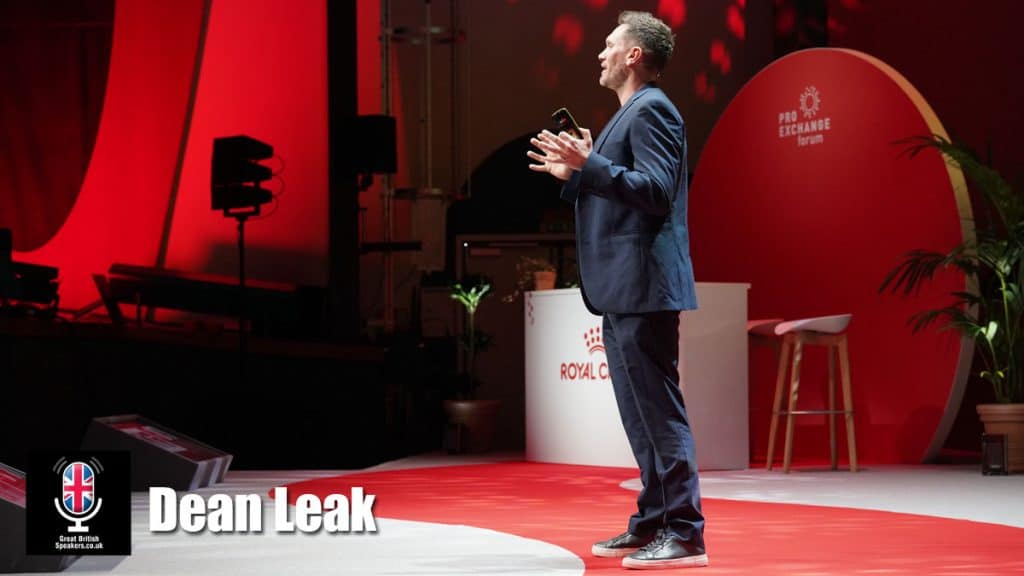 Dean Leak hire mindset coach book at agent Great British Speakers