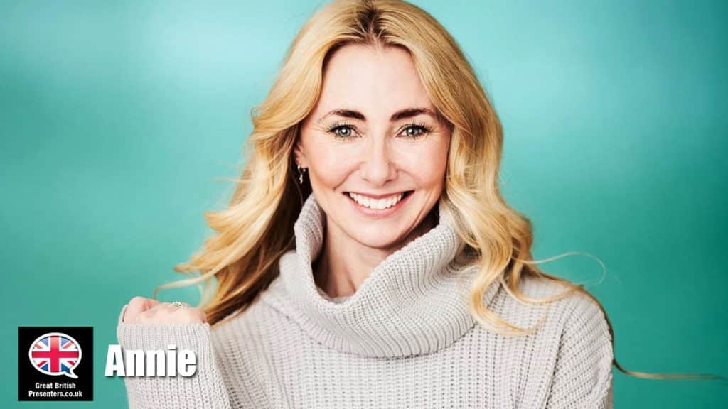 Annie hire TV Presenter speaker book at agent Great British Presenters